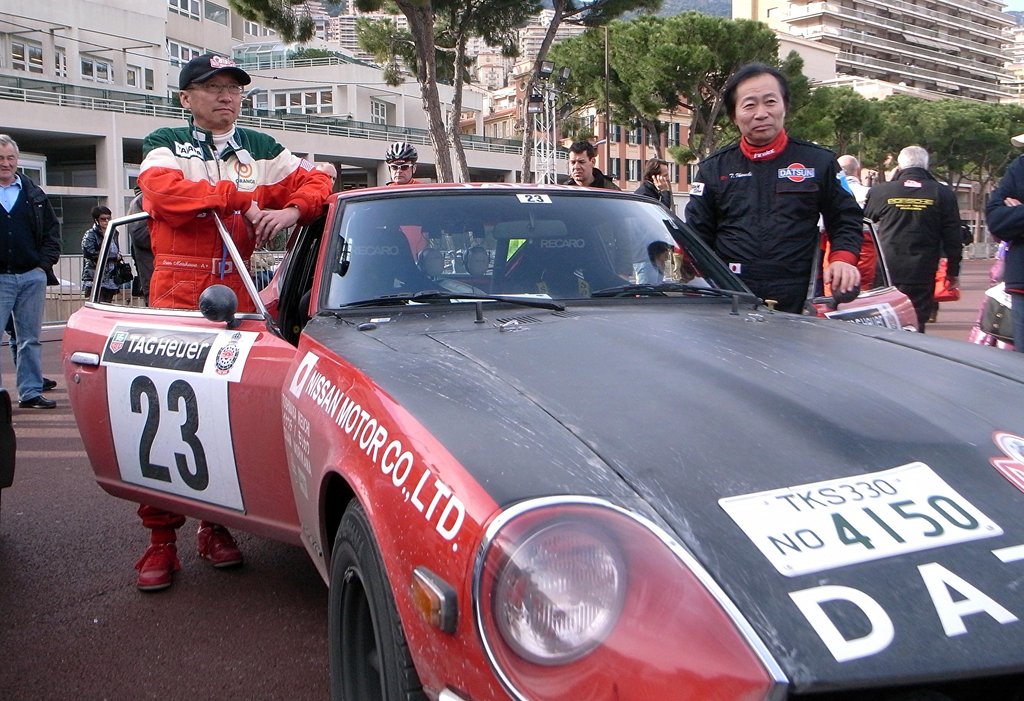 Toshimasa Ikeuchi (t.h.) og Osam Morikawa overvandt de elektriske problemer i 2011 med deres DATSUN 240Z